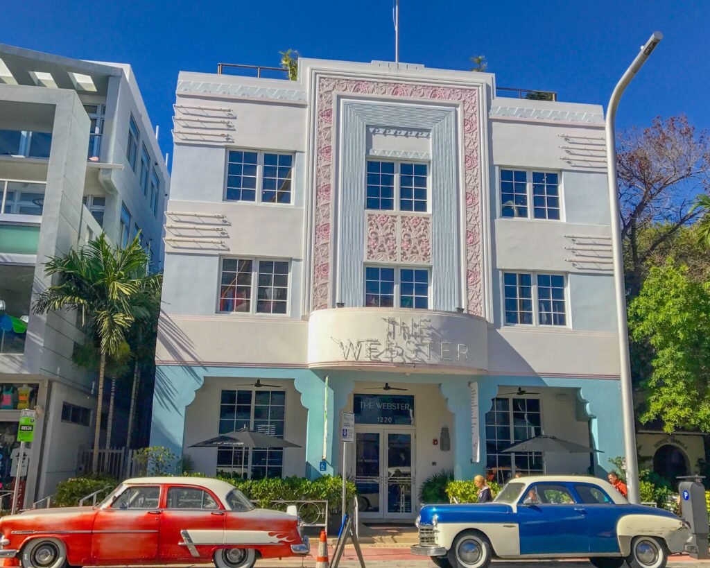 The Webster hotel on Ocean Drive, Miami Beach